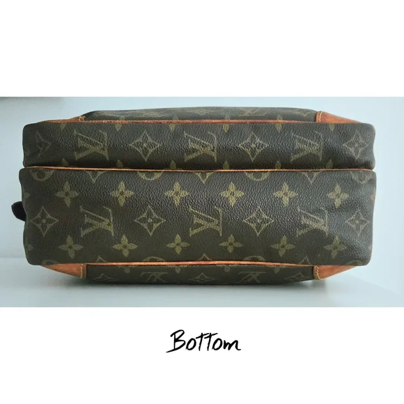 Authentic LOUIS VUITTON LV Nile Monogram Crossbody Shoulder Vintage Camera Bag - Picture 7 of 16